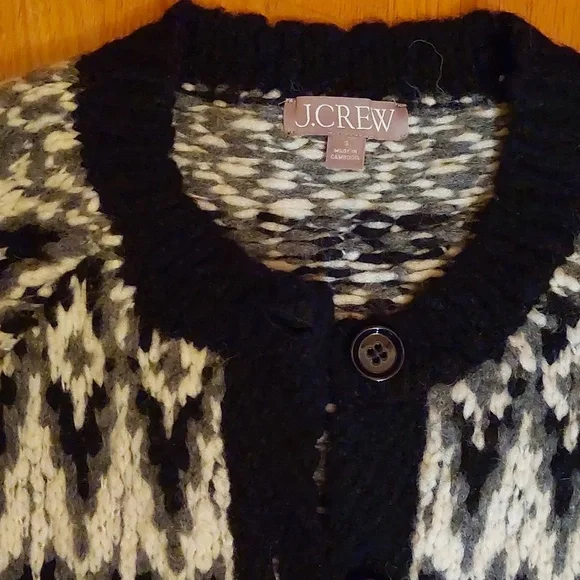 Bundle J Crew Fair Isle Cardigan & Babaton Cashmere Vest S - Picture 8 of 15